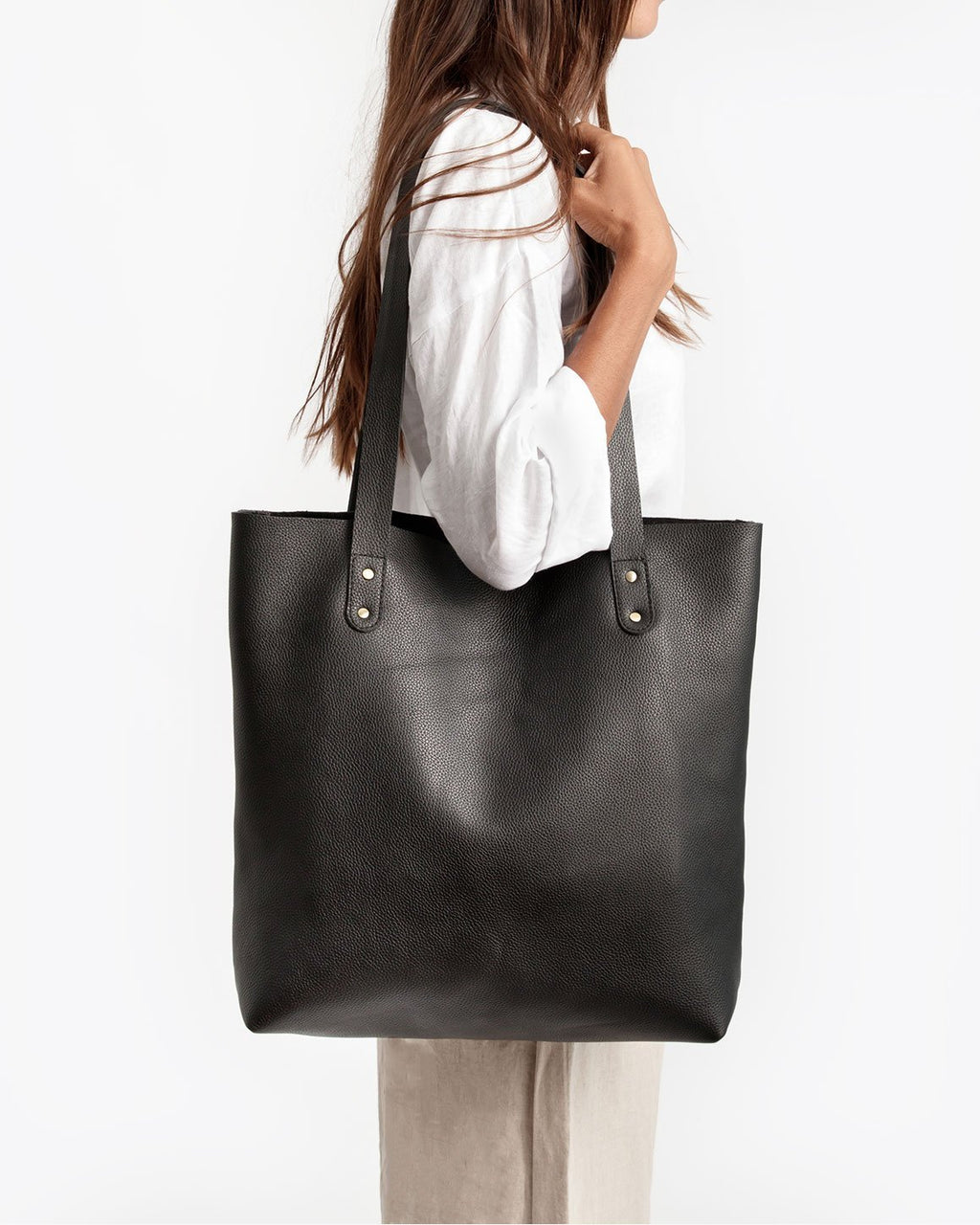 Leather Tote Bag – Beyond Borders Collective