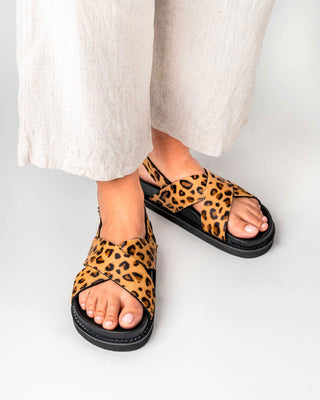 Capri Sandal - Leopard