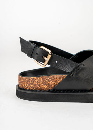 Capri Sandal - Wide Fit in Black