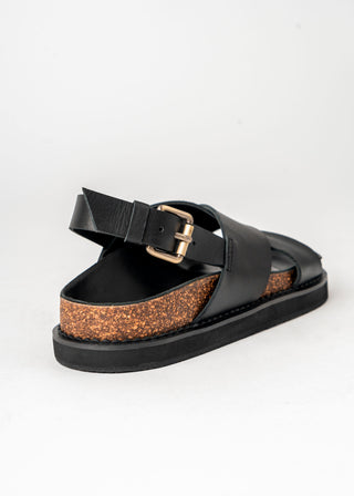 Capri Sandal - Wide Fit in Black