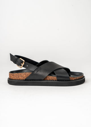 Capri Sandal - Wide Fit in Black